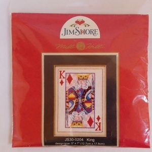 King of Diamonds Jim Shore Cross Stitch Kit